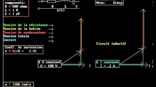 Circuit RLC série  Diagramme de Fresnel [upl. by Newmark805]