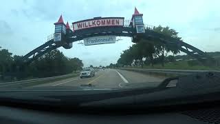 Aug 2 2024 drive to Frankenmuth beginning of walk [upl. by Tisbee]