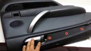 How to remove rear door card sun shade off BMW E53 X5 [upl. by Hesketh858]