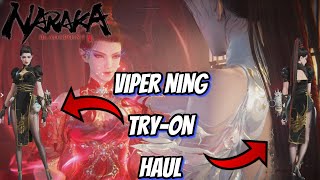 MustSee Naraka Bladepoint Viper Ning TryOn Haul [upl. by Isyak]