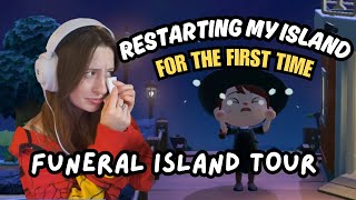 Restarting my animal crossing island for the first time  Animal Crossing Island Tour [upl. by Ellegna108]