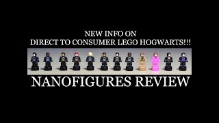 New Info on Direct to Consumer LEGO Microscale Hogwarts  Review of Nanofigures [upl. by Nauqram]