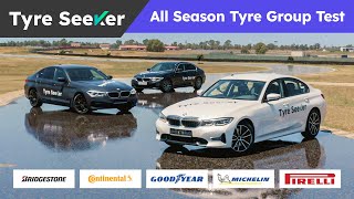 2022 All Season Tyre Group Test  Just The Results [upl. by Nueormahc]