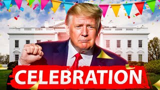 Donald Trump  Celebration by Kool amp The Gang [upl. by Rawlinson]