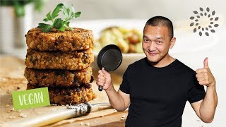 Süsskartoffeln Frikadellen mit Fenchel  basenüberschüssig und vegan [upl. by Abel751]