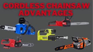 Top 5 Reasons to Buy a Cordless Chainsaw Over a Gas Chainsaw [upl. by Laws733]