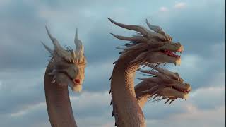 BLENDER Ghidorah 2019 roar [upl. by Norramic]