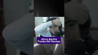 Jairus Aquino pranks Kid Yambao  Shorts [upl. by Lletnahc410]