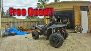 Free  250cc ATV Custom build [upl. by Vlad170]