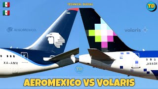 Aeromexico Vs Volaris Comparison 2023 🇲🇽Vs 🇲🇽 [upl. by Ahsiyn]