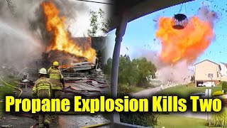 Deadly Propane Explosion Destroys Home Shocking Details Revealed [upl. by Anima]