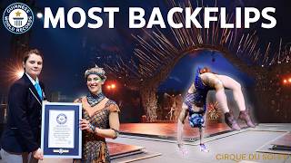 Most Backflips in 30 Seconds  Guinness World Records [upl. by Scevo]