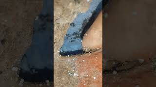 Flooring slap leakage problem solution injection treatment work [upl. by Eillam364]