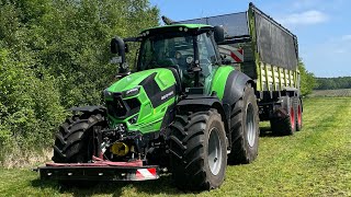 POV  Sound  DeutzFahr 7250 mit Kaweco Radium 250 im 1 Schnitt [upl. by Ardnoed]