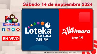 Loteka y la Primera en vivo 🎰 │ Sábado 14 de septiembre 2024 – 755 PM [upl. by Akeihsat490]