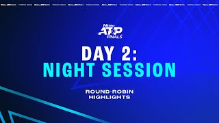 Nitto ATP Finals Day 2 Night Session Highlights [upl. by Thgirw]