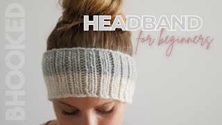 How to Knit a Headband for Absolute BEGINNERS [upl. by Barncard321]