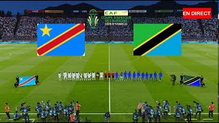 Tanzanie vs RD Congo en direct Coupe dAfrique des Nations Simulation de football Gameplay PC [upl. by Eloise]