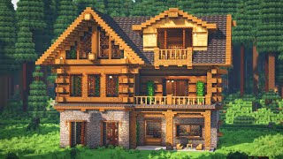 How to Build the Ultimate Spruce Mansion  Interior in Minecraft • Tutorial [upl. by Sikras]