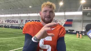 Virginia QB Brennan Armstrong ahead of Louisville [upl. by Bajaj]