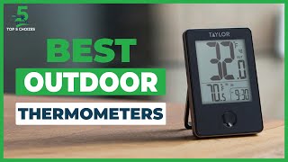 The 5 Best Digital Indoor Outdoor Thermometers 2022 [upl. by Airel]