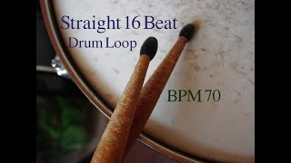 Drum LoopStraight 16Beat 70BPM [upl. by Annawd]