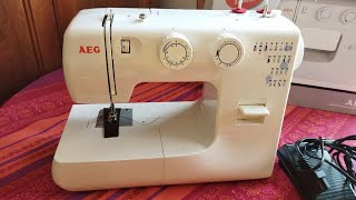 sewing machine AEG NM 380 [upl. by Schaaff]