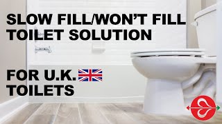 How to fix a hissing toilet Two causes [upl. by Nayhr]