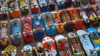 Mi colección de Fingerboards Tech Deck Hot Wheels Skate imitaciones etc [upl. by Ahterod]