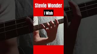 Stevie Wonder  I Wish bass music ytshort [upl. by Avat]