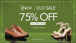 End of Season Sale quotUp to 75 Off On Everythingquot Including New Arrivals  Unze London [upl. by Bertsche]