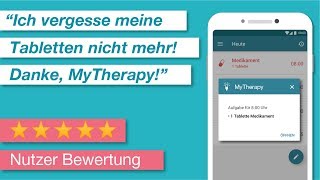 Medikamenten und Tabletten Erinnerung  MyTherapy [upl. by Zoila]