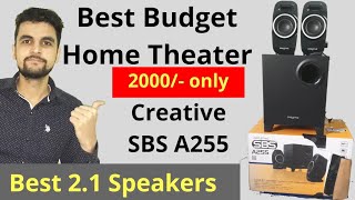 Creative 21 SBS A255 Speakers  Best Small Home Theater in budget  Creative Speakers montyhikes [upl. by Slaohcin]