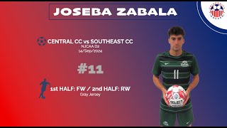 University Soccer  📺 Game 11 Grey 1st Half FW  2nd Half RW  Joseba Zabala  Fall 25 [upl. by Seif]