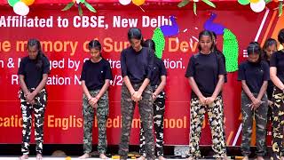 Jaan ko chahe chhlni kr doAarambh hai prachand song Windependenceday schoolprogram [upl. by Nonnel]