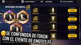 LLEGA EL EVENTO FIESTA DE EMOTES GRATIS CON BUG DEL TOKEN DORADO en FREE FIRE LATAM 😳 bug error [upl. by Evered]