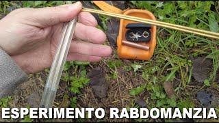 Rabdomanzia Su richiesta faccio Test su Ferro e Oro con bacchette da rabdomante e Antenna Ionica [upl. by Atalaya]