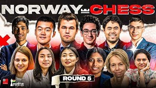 Norway Chess 2024 Round 5  ft Pragg vs Caruana Vaishali vs Lei Tingjie [upl. by Dorita737]