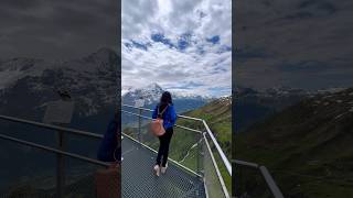 Cliff walk in switzerland mountain Grindelwald First switzerland travelblog [upl. by Esinehs239]