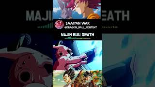 Majin Buu Death shorts dbs viral dragonballsuper dragonballz viralshorts [upl. by Luapnhoj]