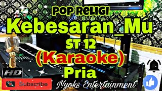 KEBESARANMU  ST 12 KARAOKE Nada Pria  GDO [upl. by Yecies]