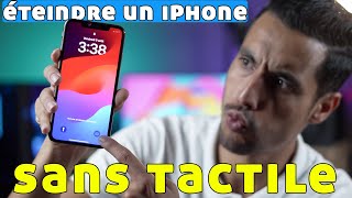 Comment éteindre un iPhone sans tactile quand écran tactile iphone bloqué？ [upl. by Kamila]