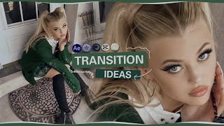 TRANSITION IDEAS WHEN YOU’RE STUCK WHILE EDITING Unique amp popular transitions for all editors [upl. by Jacobina95]