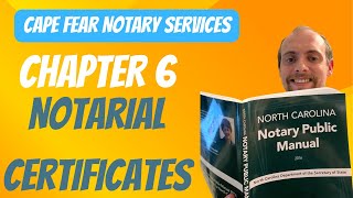 Mastering Notarial Certificates  NC Notary Public Guide [upl. by Iretak]