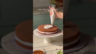 Cofee caramel cake cake explore youtubeshorts trendingshorts birthdaycake cakedesign shorts [upl. by Bayard]