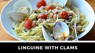 Delicious LINGUINE WITH CLAMS [upl. by Keele543]