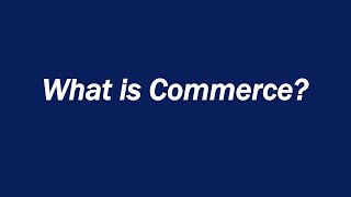 What is Commerce [upl. by Grannie]