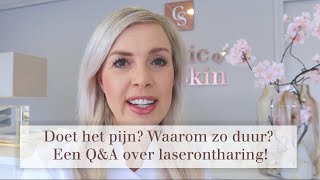 Definitief ontharen Hoe werkt laserontharing en waarom is het zo duur ……Clinic of Skin  Video 10 [upl. by Ecinahs987]