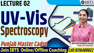 UVVis Spectroscopy  Basic Principle Instrumentation  Join IBTS for Punjab Master Cadre Coaching [upl. by Bohi87]