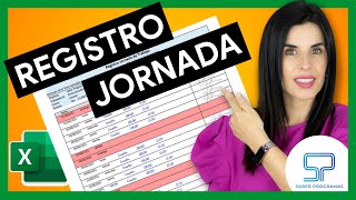 ✅ Plantilla automatizada REGISTRO de JORNADA LABORAL en Excel [upl. by Nuajed]